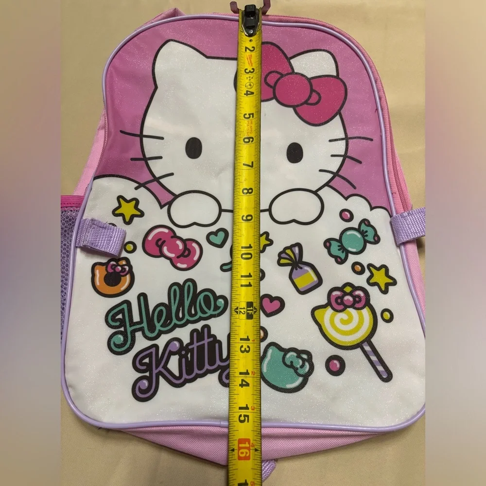 Hello Kitty Pink and White Kids Backpack‎